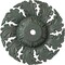 Ekena Millwork Needham Ceiling Medallion (Fits Canopies up to 4 1/4"), 14 5/8"OD x 2 1/4"P, Cloud Burst Crackle CM14NECBC - alternate 1